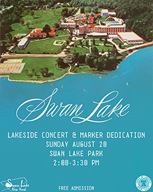 Borscht Belt Historical Marker Project: Swan Lake